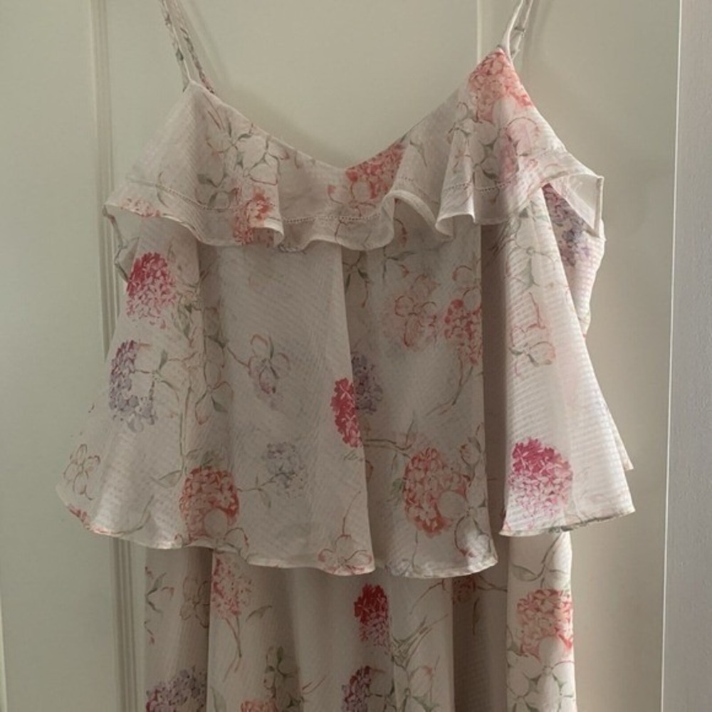 A New Day Woman's Dress Sz Xl PinkFloral Cottage Core Barbie Core Coasal - Picture 6 of 12